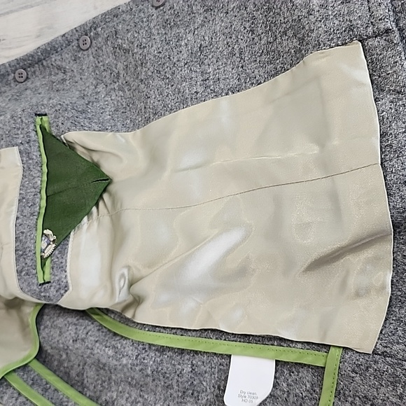 J. Crew 100% Scottish wool by Robert Noble gray 3 button 3 pocket blazer Size 6 - Picture 8 of 11